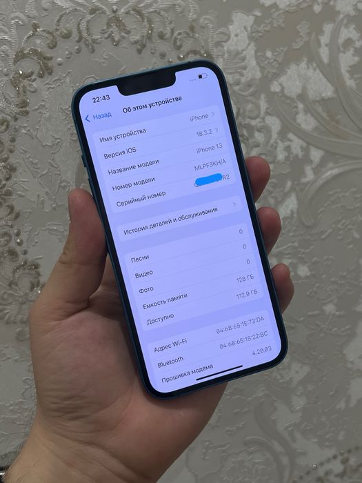 Iphone 13 256GB blue