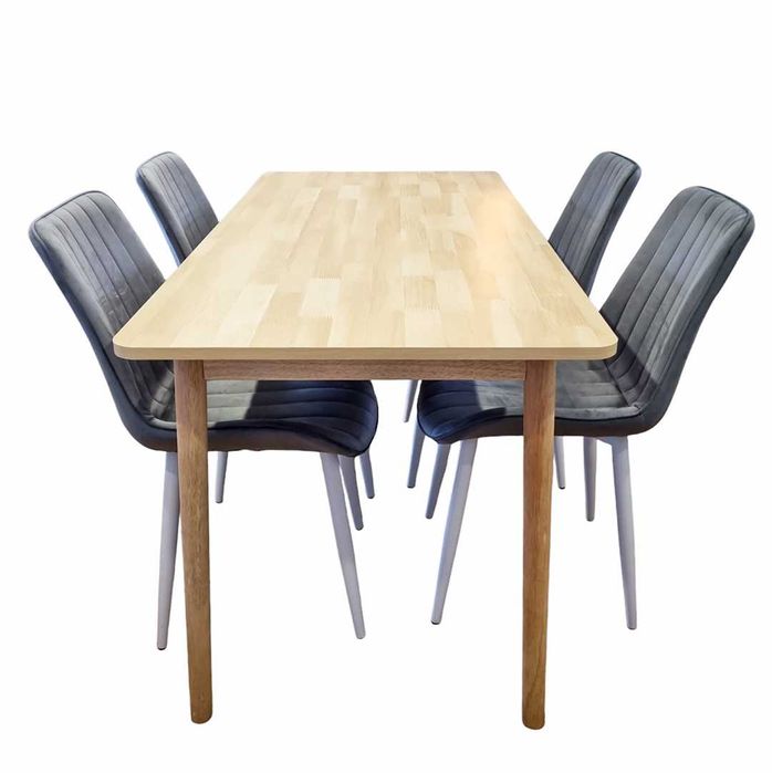 Дървена Трапезна маса + 4 стола