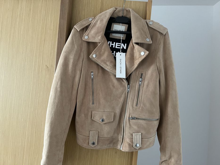 Geaca piele intoarsa Each Other  dama !