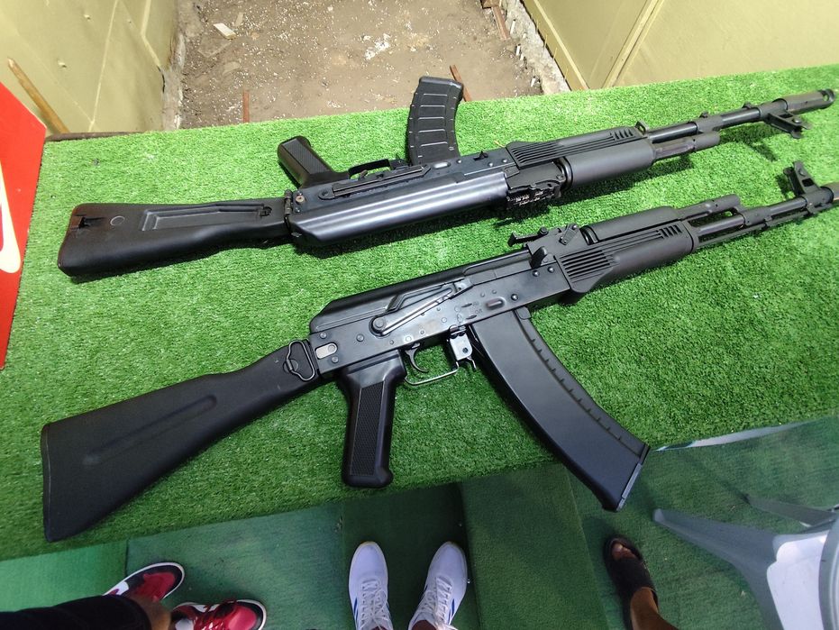 Стрелбище еърсофт калашници