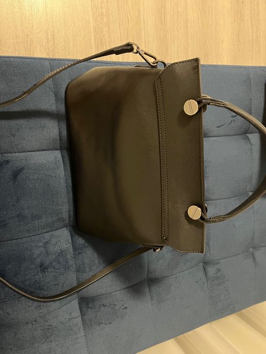 Geanta neagră piele naturală