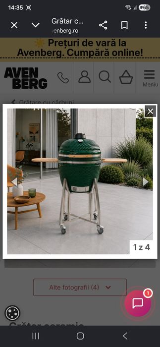 Vand gratar kamado xl nou in cutie sigilat