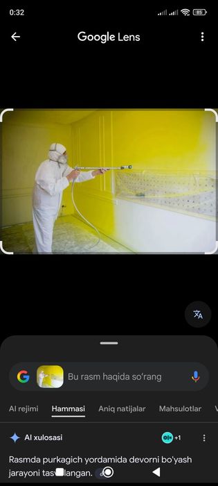 Imulsia va kraska sepish xizmati