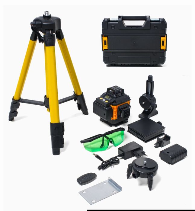 Лазерный уровень 4D D16 со стойкой