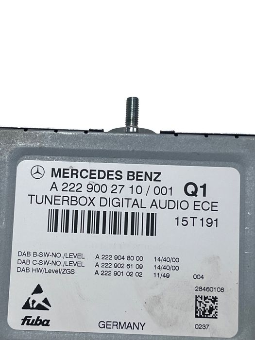 Amplificator Audio Mercedes-Benz E-Class W212 2015 Facelift -> A222900