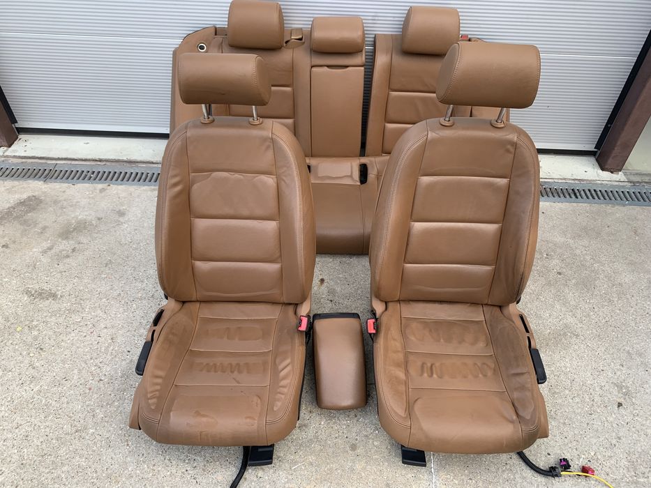 кожен/салон/кафяв/ауди-А-6/2007-2010/