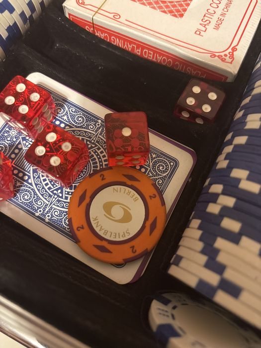 Set poker cu jetoane