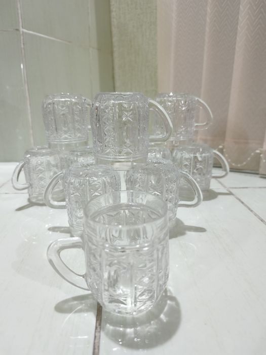 Кружки стеклянные 250мл для сока, пива, и других напитков-10 шт. СССР