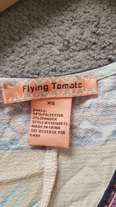 Bluza dama crop top mar xs Flying Tomato