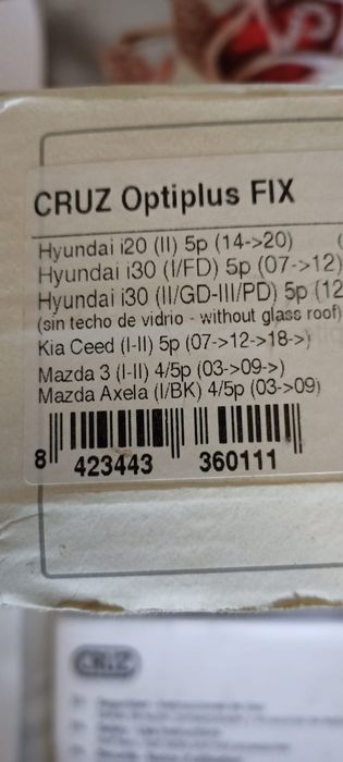 Vând bare transversale cruz aurio t