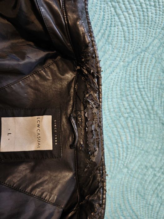 Кожено яке от изкуствена кожа