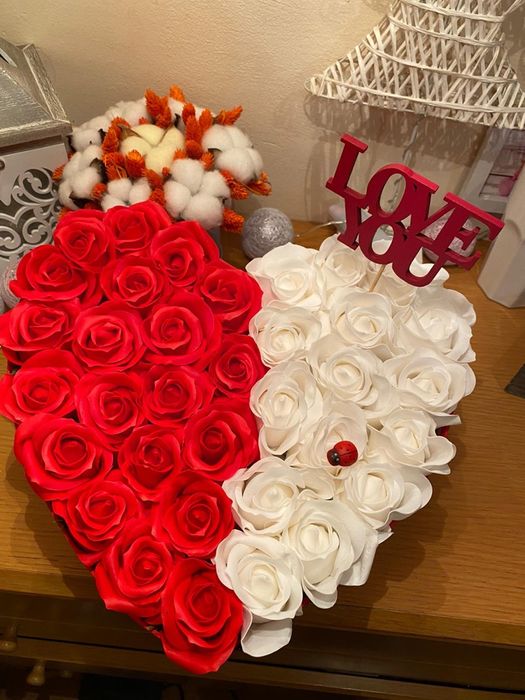 Aranjamente cu trandafiri de sapun