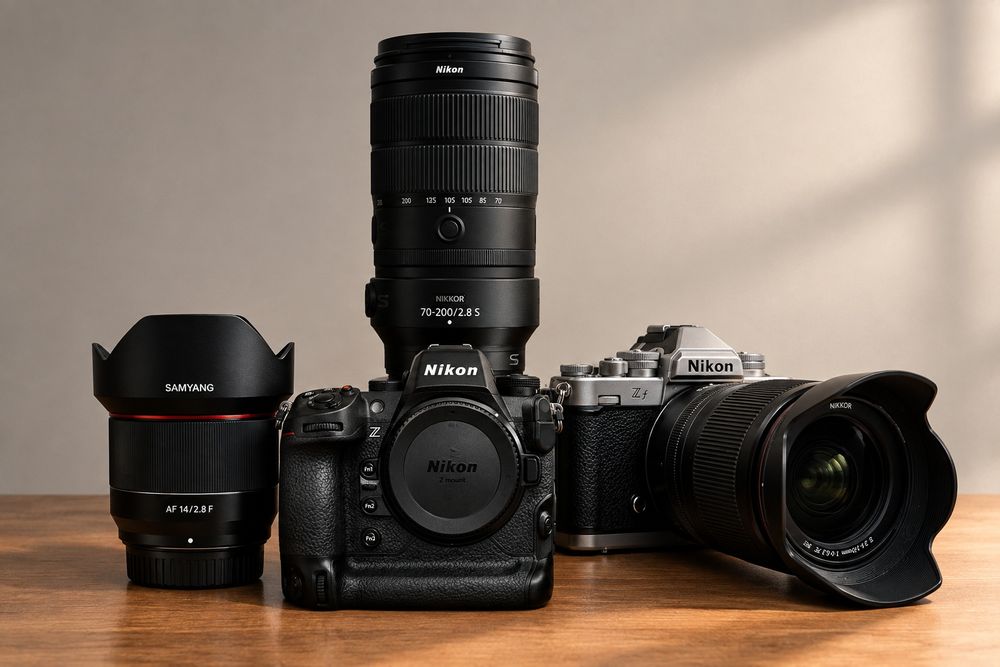 Nikon Z9 / Nikon z 70-200 S VR / Nikon ZF / Samyang 14mm f/2.8 Nikon 24-200