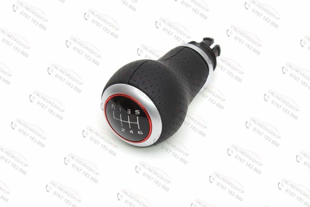 Nuca schimbator piele perforata S-line pt Audi A4 B8/A5/A6/Q5 5/6 vite