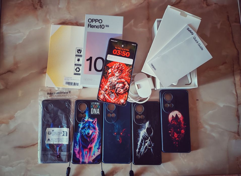 OPPO Reno 10 5G | CUTIE + ACCESORII | huse incluse |
