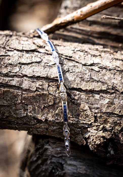 bratara aur 18k safire diamante certificat