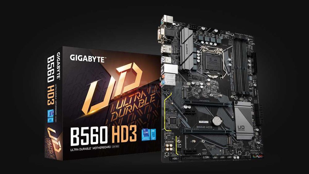 Комплект Материнская плата Gigabyte B560 HD 3 + I5 10400f