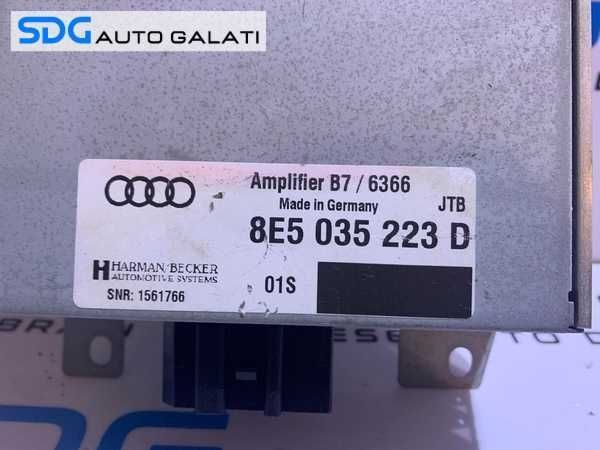 Amplificator Audio Radio Audi A4 B7 Berlina Sedan 2005 -2008 Cod 8E5035223D [LR0937]