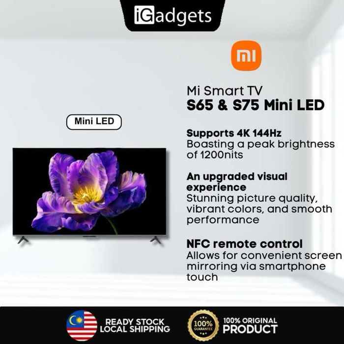 Телевизор Xiaomi TV S Miniled  Google Smart TV 144Hz Global Original