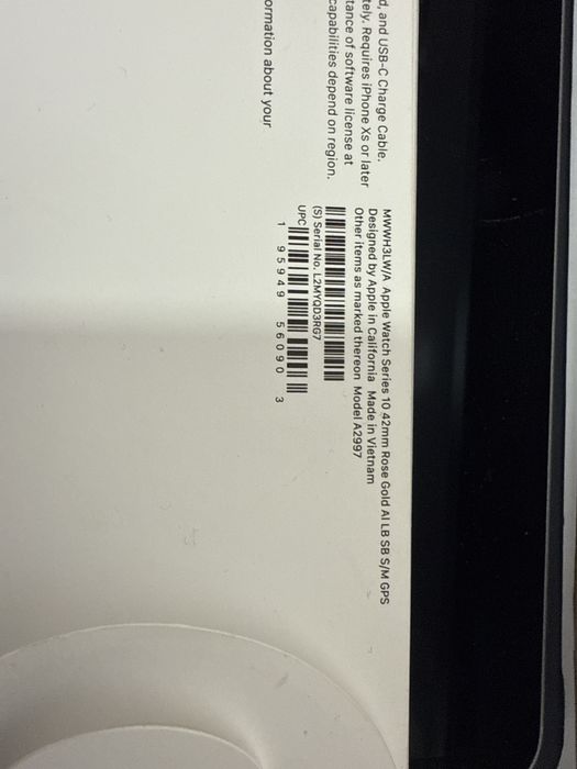 Smartwatch Apple Seria 10 42mm GPS Rose Gold ca nou