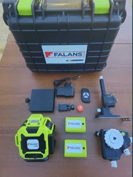4D Лазерен нивелир Falans 16 линии + ПОДАРЪК Статив 220см