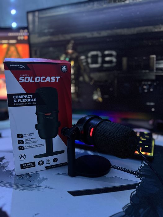 Микфон студийный HyperX Solo Cast