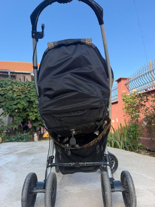 Детска количка FENDI кафяво / baby stroller FENDI brown