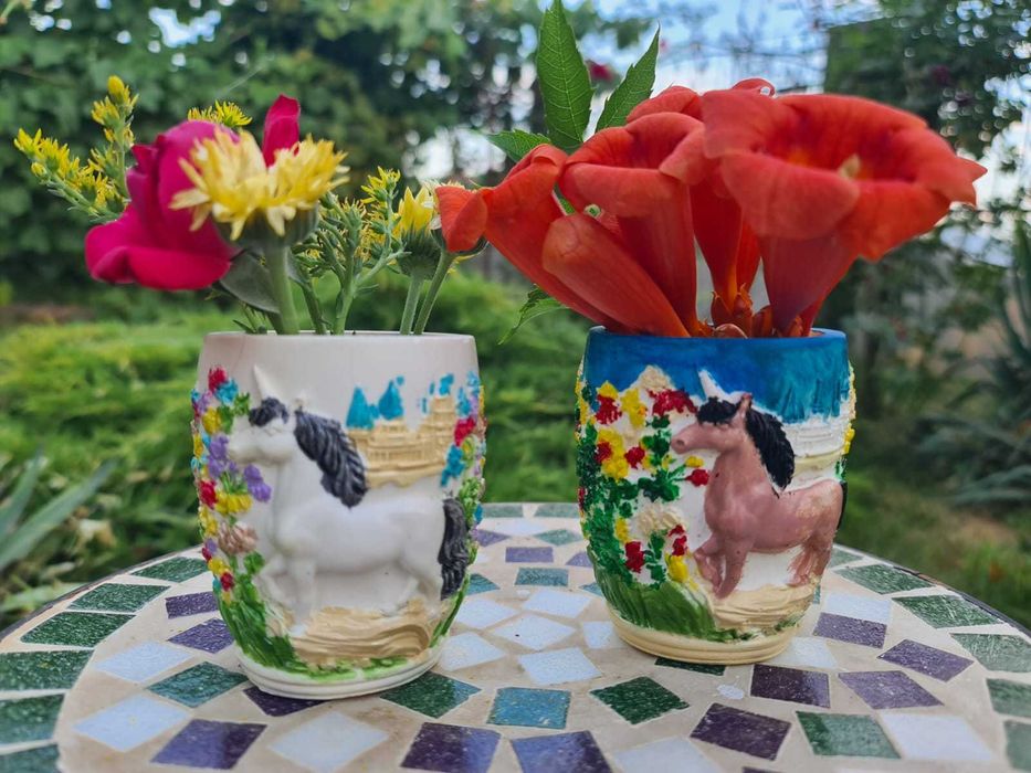 Vaze mici pentru flori/suport creioane, pixuri