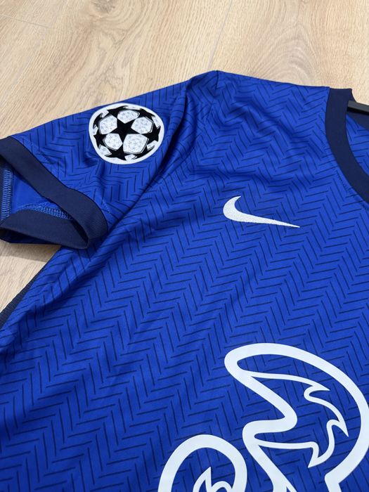 Tricou de fotbal Chelsea Fc patch Champions leagu Nike Kourt Zouma 15 marime M nou cu eticheta