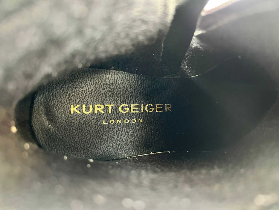 Botine din piele femei Kurt Geiger London, marimea 36, negru