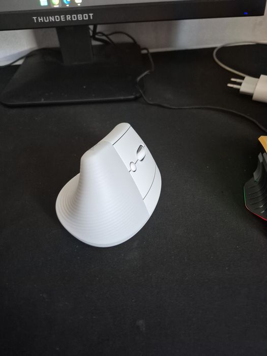 Logitech Lift Vertical Ergonomic Mouse.