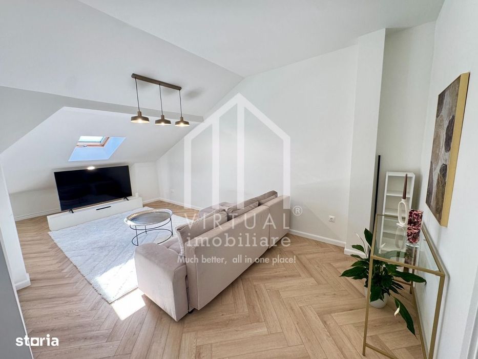 Penthouse cu 5 camere si 3 bai - 118 mp utili - Priveliste superba