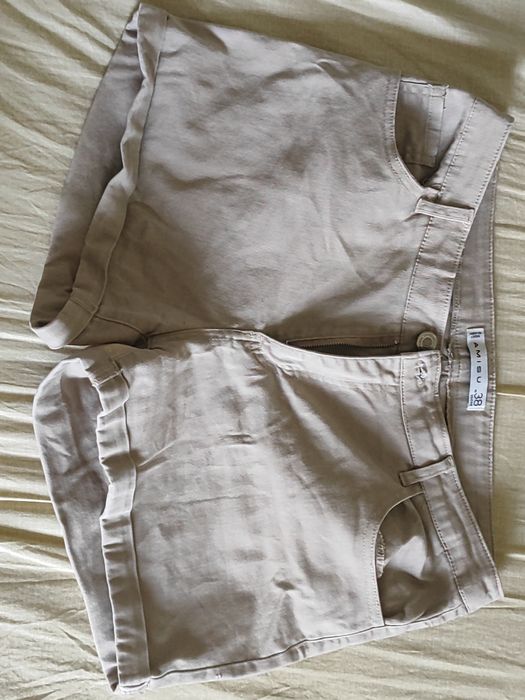 Шорты женские бежевые