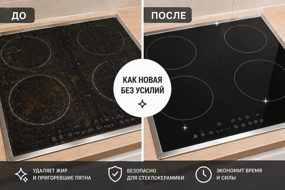 Полировка очистка варочных плит