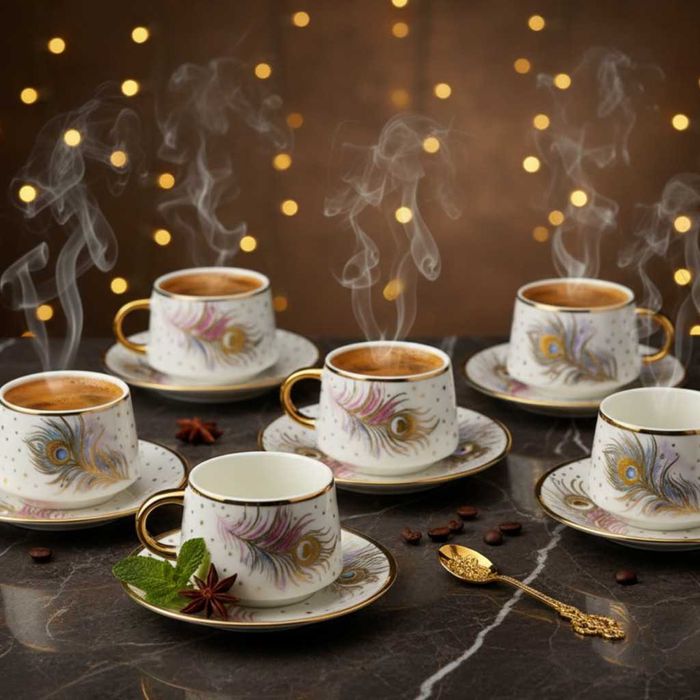 Луксозен сервиз за кафе
