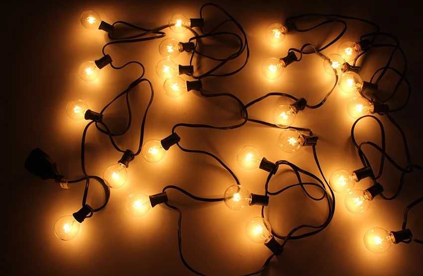 Ghirlanda luminoasa lumini interior exterior instalatie 22m 50 becuri
