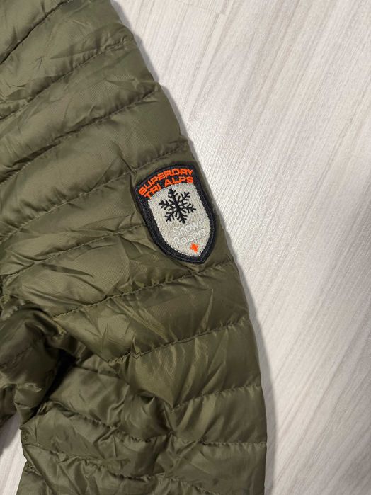 Superdry Core Down Quilted Puffer Full Zip''оригинално мъжко пухено як