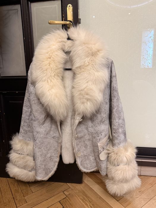 Дублёнка Tosato Exclusive, воротник из песца