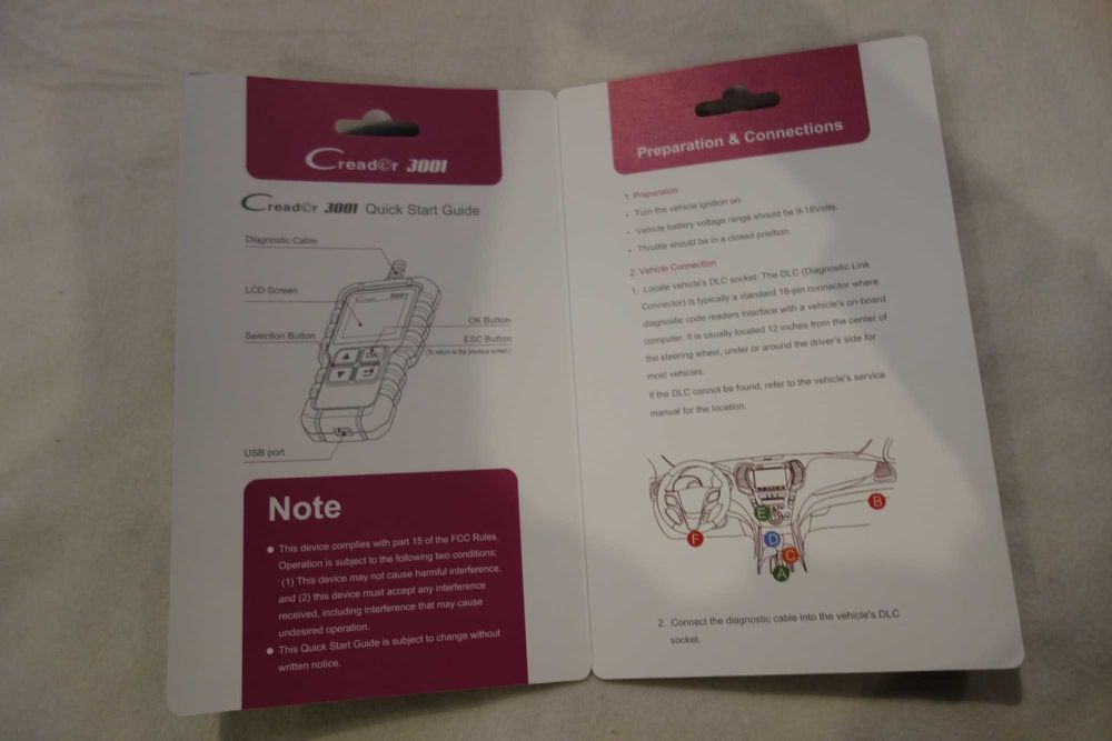 Продавам автодиагностика Launch Creader 3001 чисто нова не ползвана!