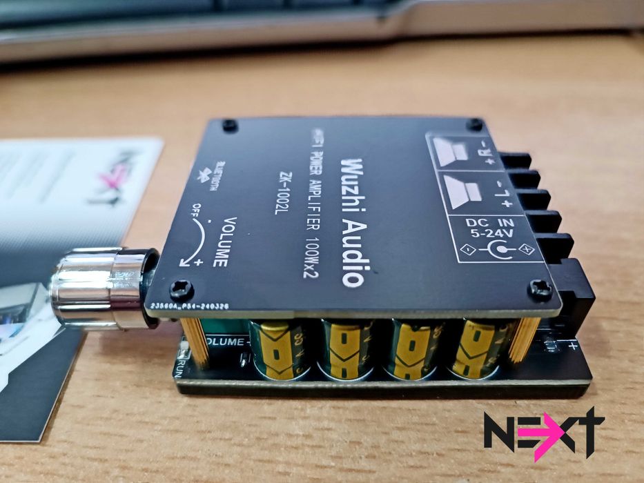 Мини усилвател с Блутут ZK-1002L _ 2х100W_ Mini Bluetooth 5.0 Wireless