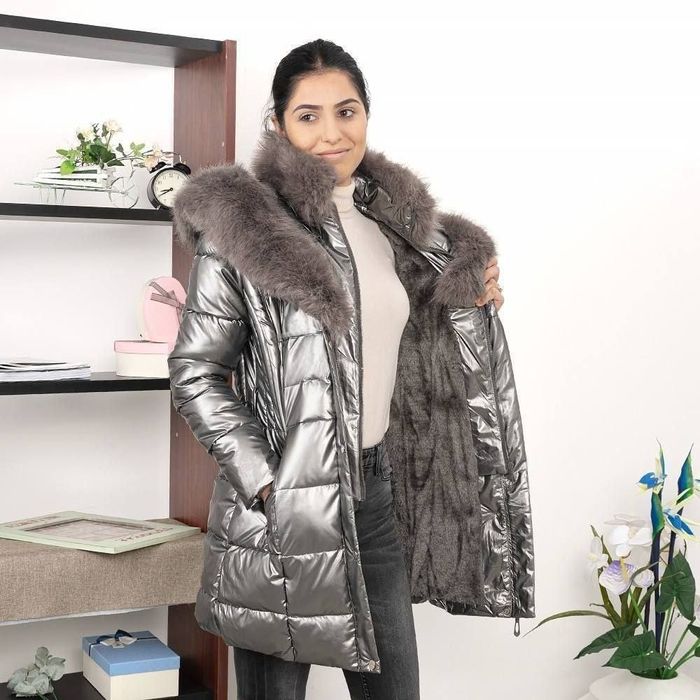 Geacă damă Îmblănită