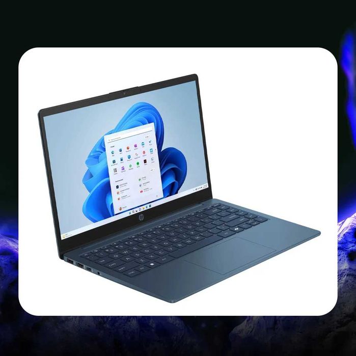 Ноутбук HP 14 N150 / 4 ГБ / eMMC 128 ГБ / 14", ABYSS BLUE
