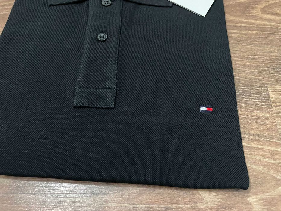 Мъжка тениска с яка  Tommy Helfiger Slim Fit - XL