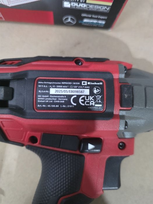 Masina de insurubat cu impact 18V 230 Nm antrenare 1/2 toli Einhell IMPAXXO 18/230
