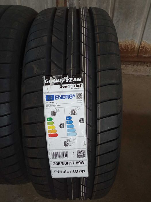 2 Нови летни гуми 205/50R17 Goodyear EfficientGrip* Run-Flat 89W RSC