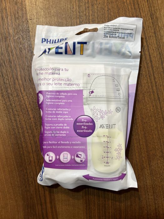 Pompa de muls Philips Avent + pungi stocarea laptelui
