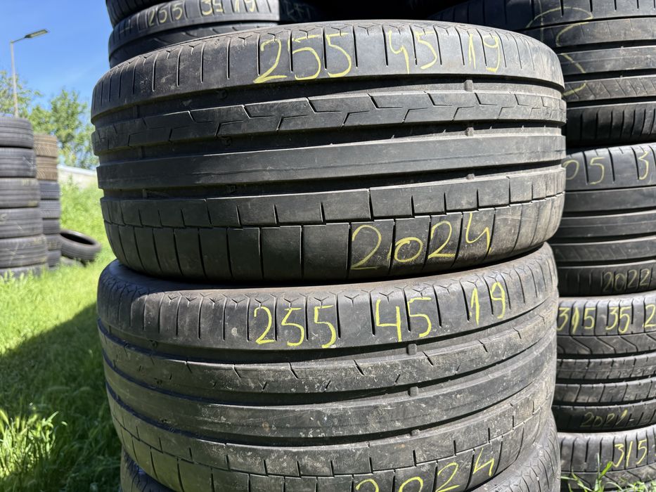 255/45/19” Set 4 buc Continental dot 2024.anv Vară. Impecabile.