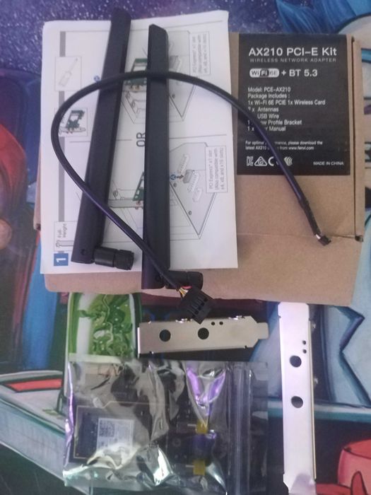 Ax210 pci e kit wifi+bt 5.3