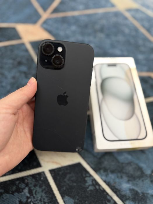 Iphone 15 black , 128 gb