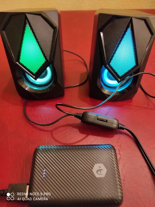 Boxe gaming A+ Bendis, 2.0, Iluminare RGB
